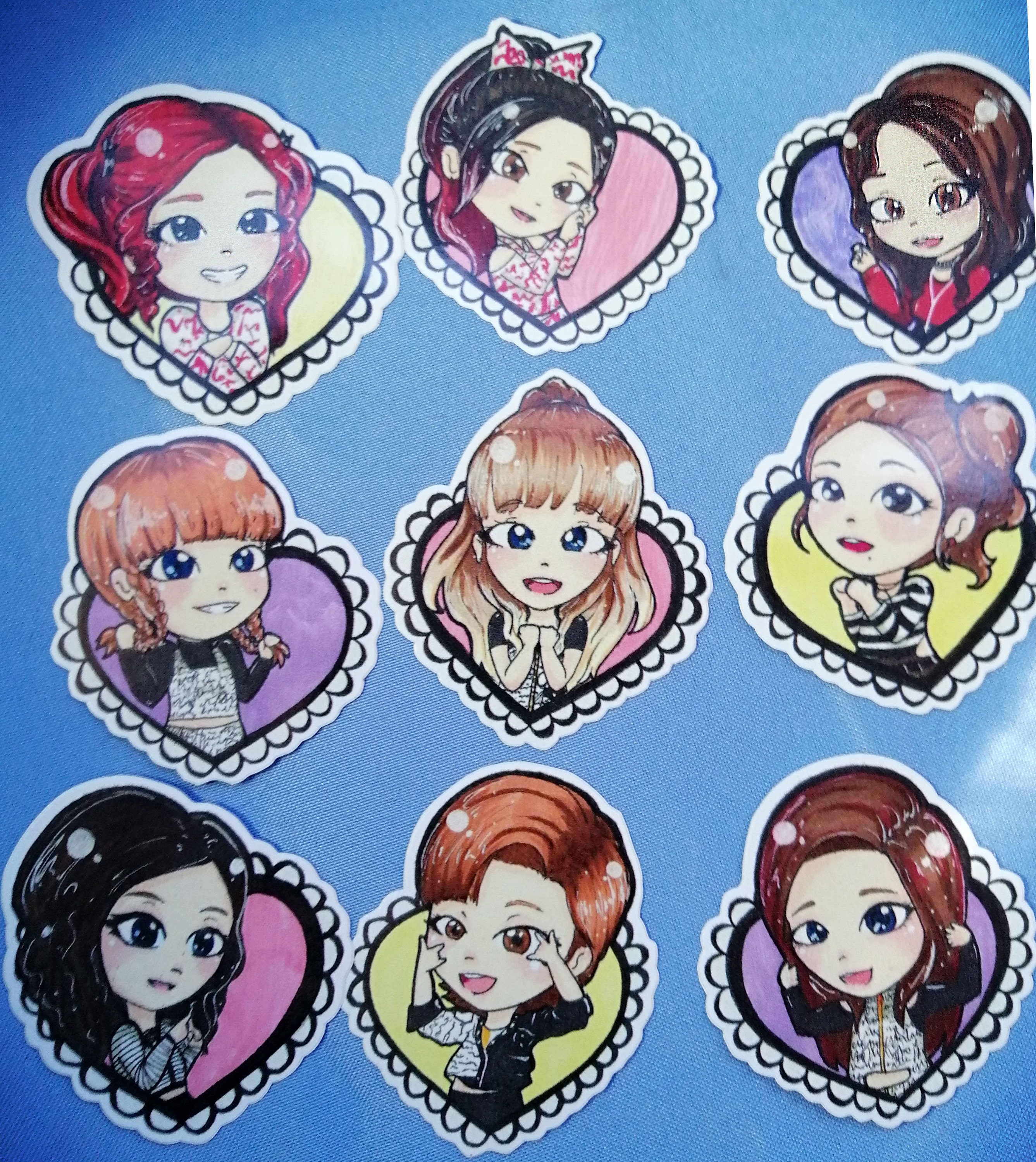 Twice Stickers Knock Knock View Kpop Fanart Etsy Twice Stickers Knock Knock View Kpop Fanart Etsy