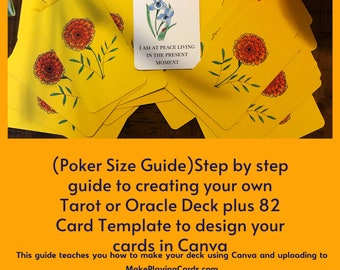 Poker Size Template: Create your Own Tarot or Oracle Deck