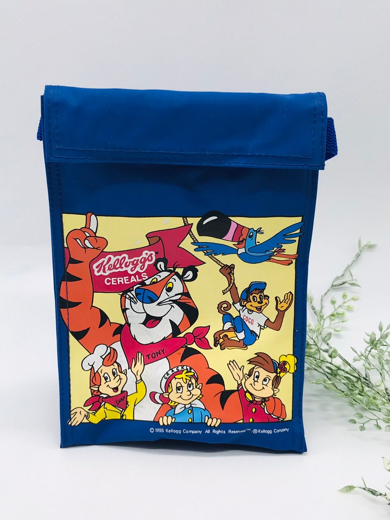 Vintage 1995 Kelloggs Cereal Mascots Promo Insulated Lunch Etsy