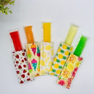 Popsicle Cozy Holder, Freeze Pop Holder, Party Favor, Great Gift Idea, Gift For Kids, Ice Pop Cozy