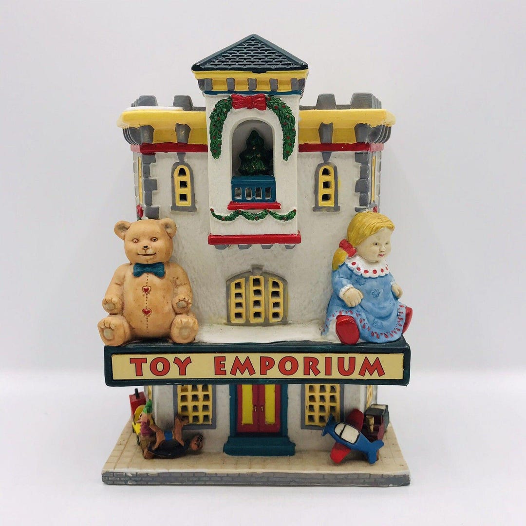 Lemax Toy Emporium クリスマスビレッジ：イルミネーション磁器