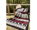 North Woods Mosaic Crochet Pattern Only - Crochet Blanket Afghan