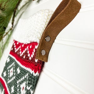 Holly Jolly Heirloom Stocking Crochet Pattern Only Crochet Christmas Stocking image 5