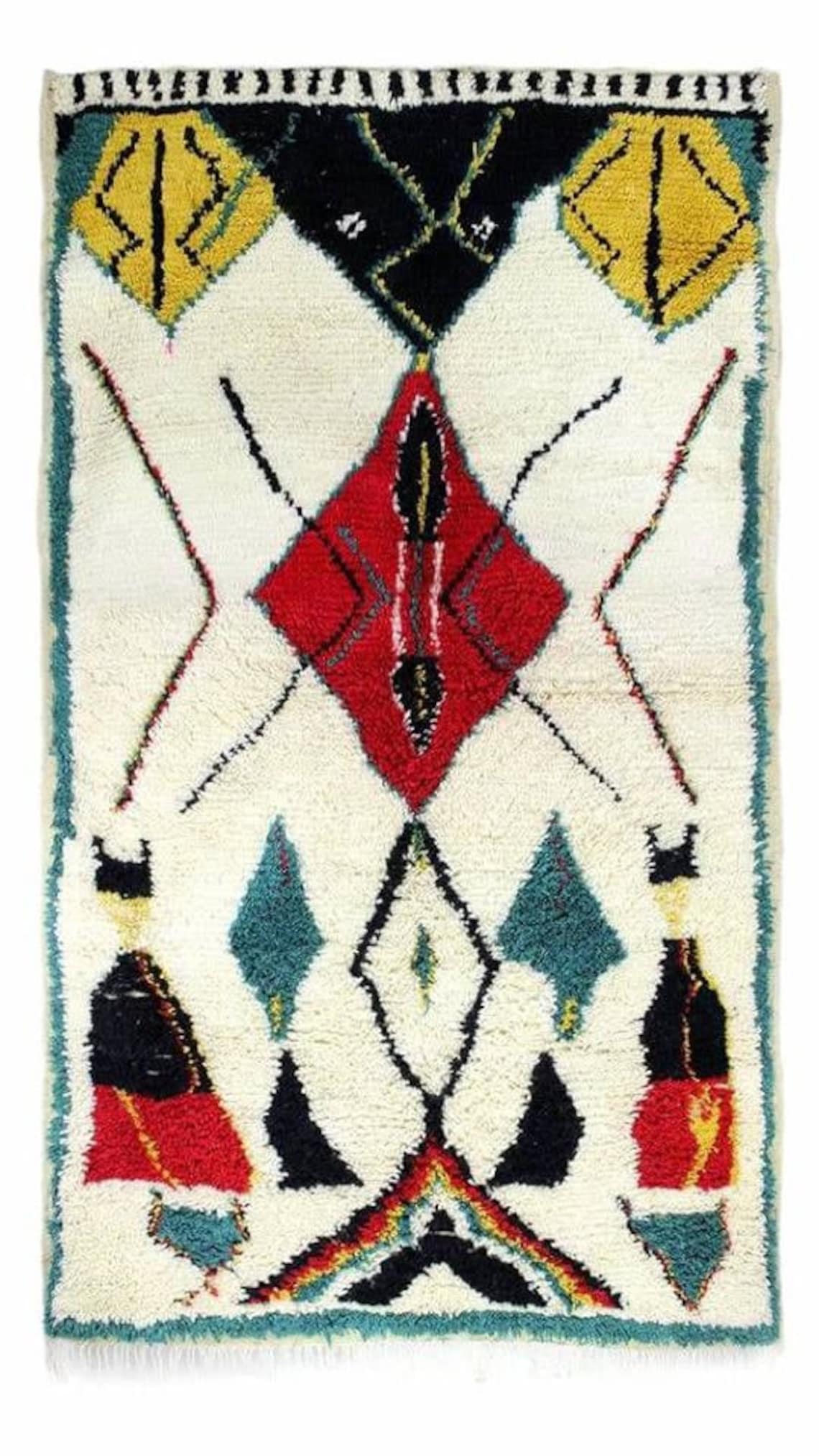 Azilalmoroccan Berber Carpet Etsy