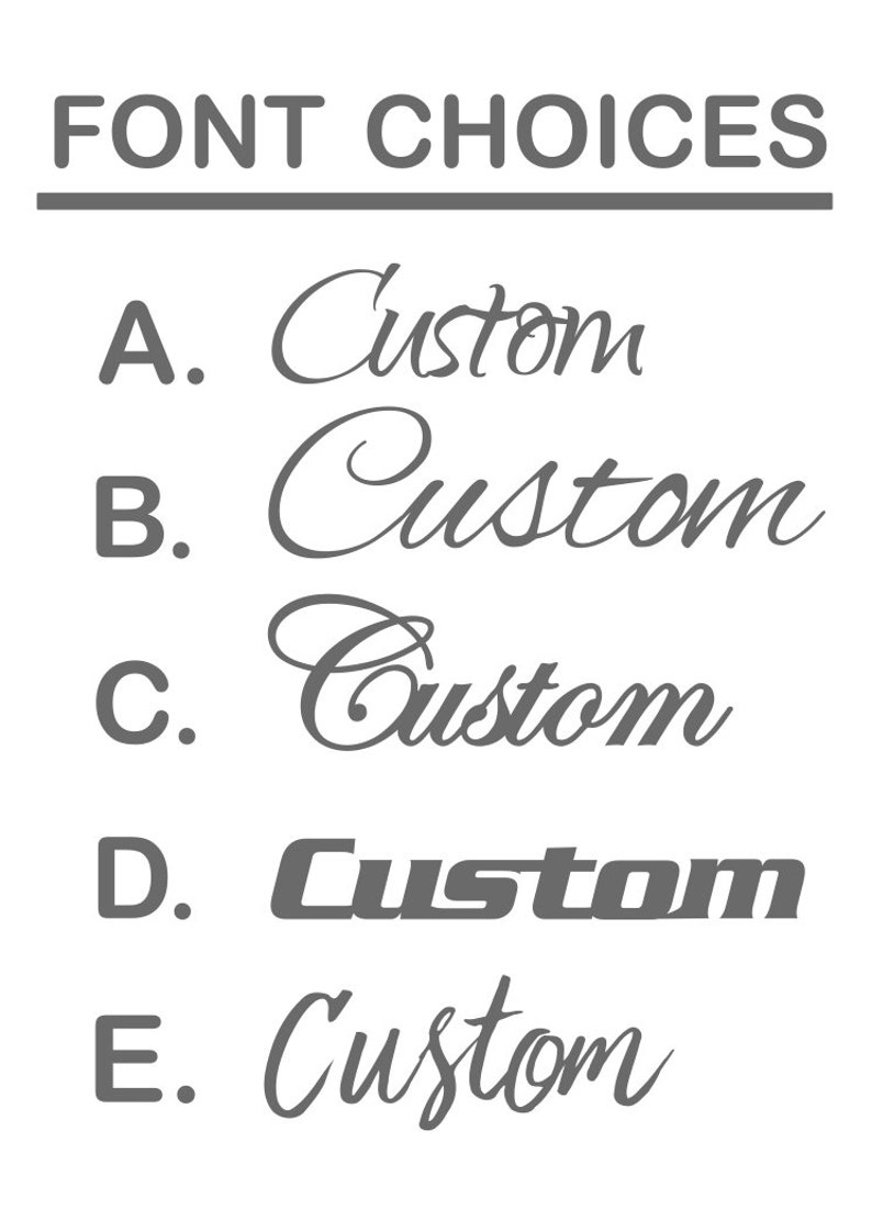 Custom Word Sets Metal Signs Personalized Custom Metal Word  Etsy