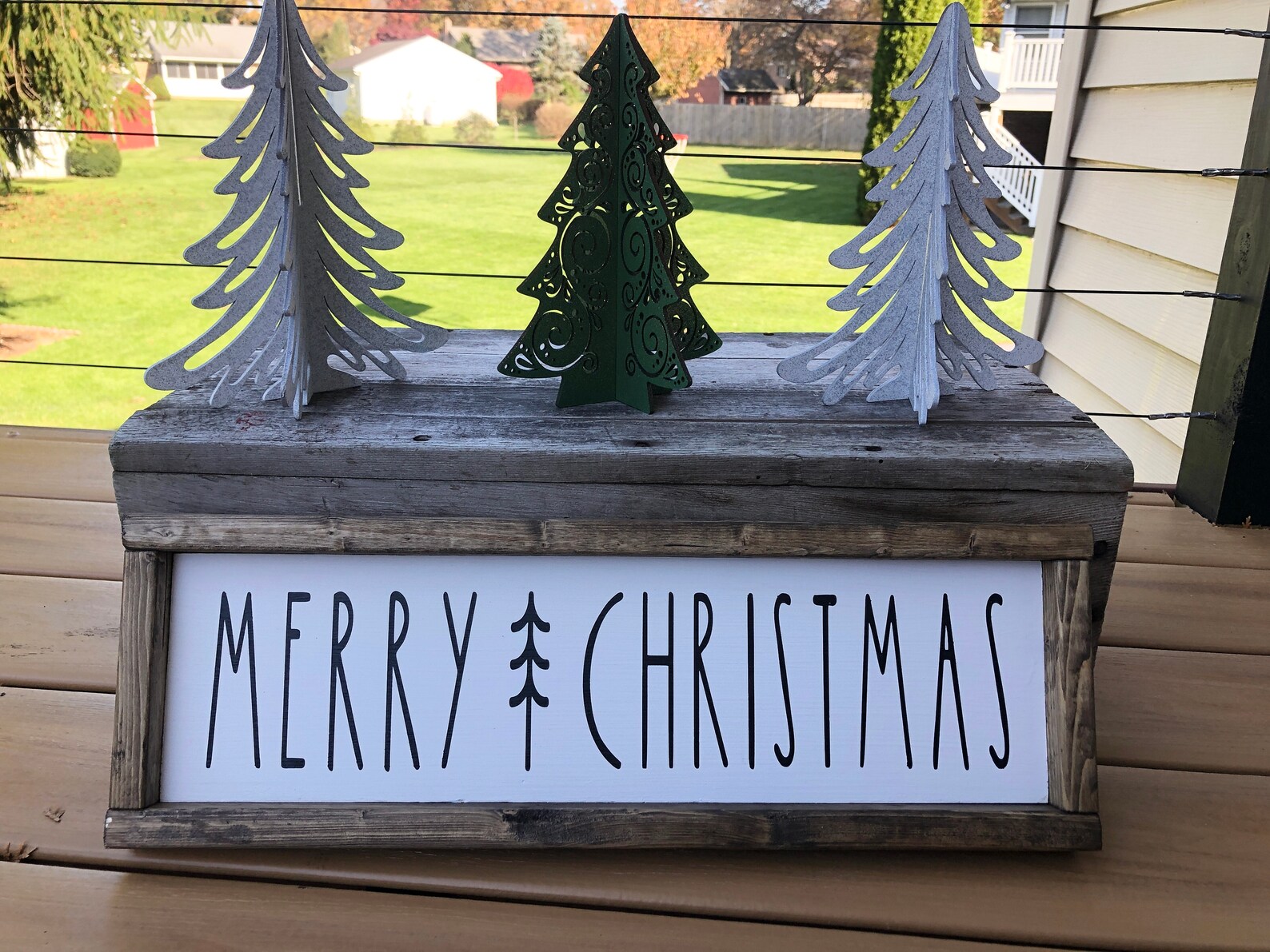 Merry Christmas Sign Farmhouse Christmas Decor Rae Dunn | Etsy