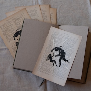 Stampa su linoleum "La Bella e la Bestia"