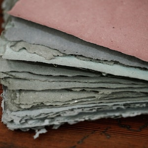 carta fatta a mano SET 5 fogli
