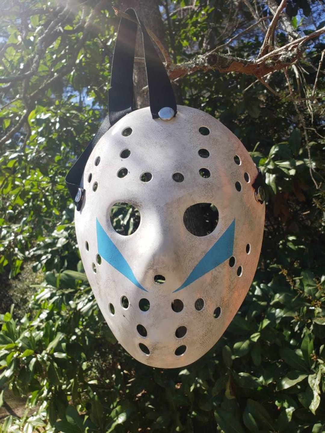 Friday the 13th Jason Mask A New Beginning Part 5 Mask Display Stand  Voorhees
