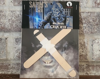 Stephen King Salem's Lot Ben Mears Crucifx Cross Halloween Cosplay Costume Accessory (Vampire Mr. Barlow)