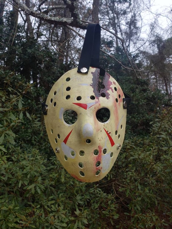 Jason Voorhees Half cracked custom hand painted masks