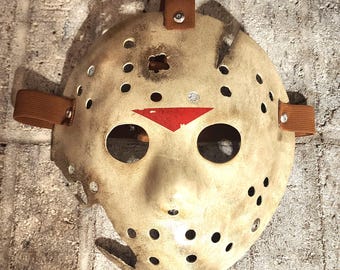 Jason Voorhees Mask Replica: Friday the 13th Part 6 Cosplay Prop Ending Lake Scene Version