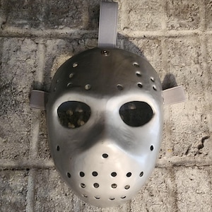 Máscara de Jason Voorhees da capa de Sexta-Feira 13 Parte 9: Jason Vai para o Inferno - Réplica para Cosplay, Fantasia, Adereço de Halloween, Item Colecionável de Terror