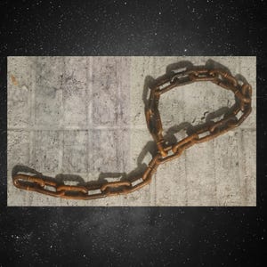 Friday The 13th Part 7 (The New Blood) Kane Hodder Jason Voorhees Adjustable Costume Chain Cosplay
