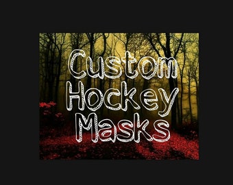 Friday The 13th Jason Voorhees - Masque de hockey complet ou demi personnalisé Jason Voorhees