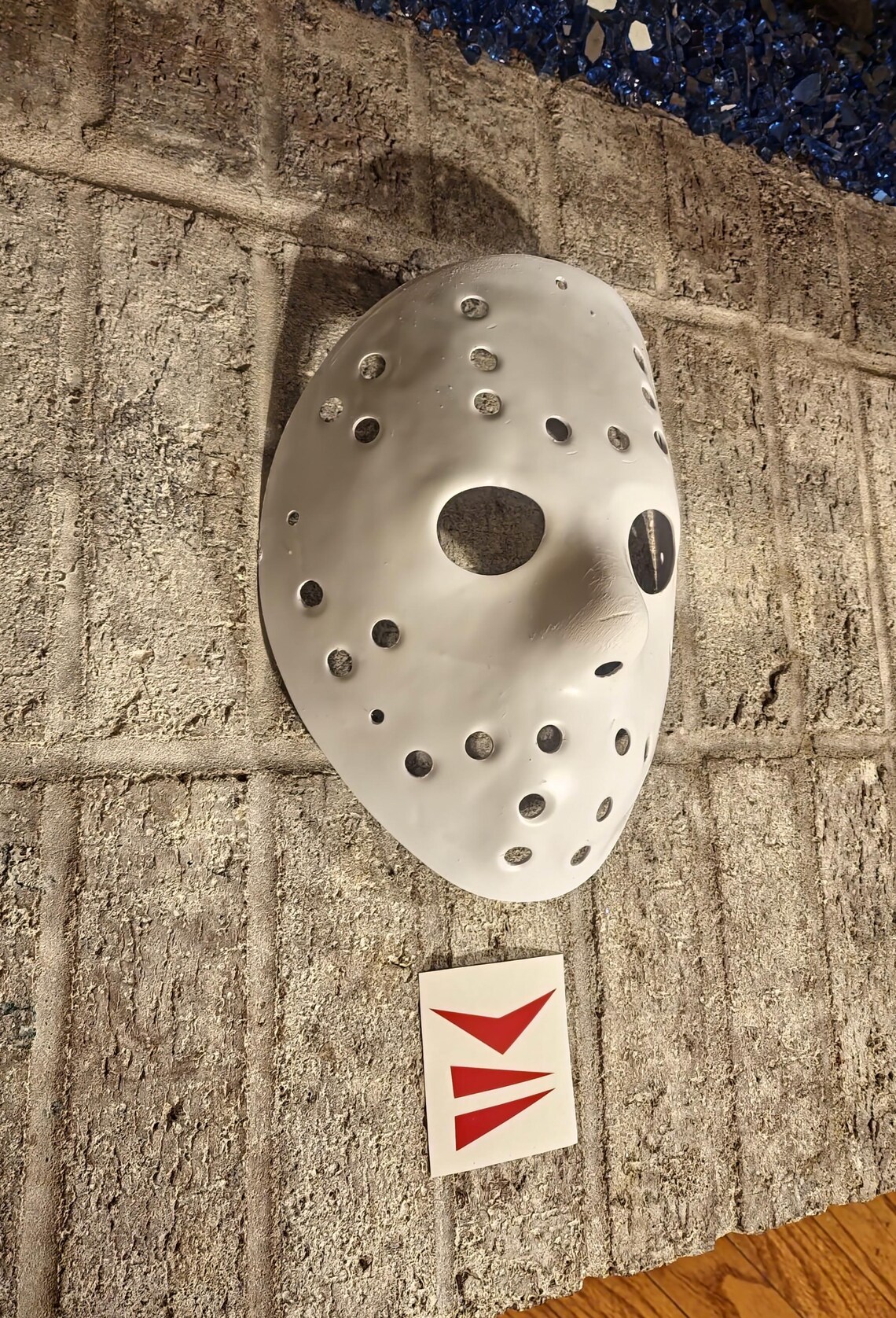 Friday The 13th Part 3 Jason Voorhees DIY Blank Mask Chevron Replica friday-the-13th-part-3-jason-voorhees-diy-blank-mask-chevron-replica