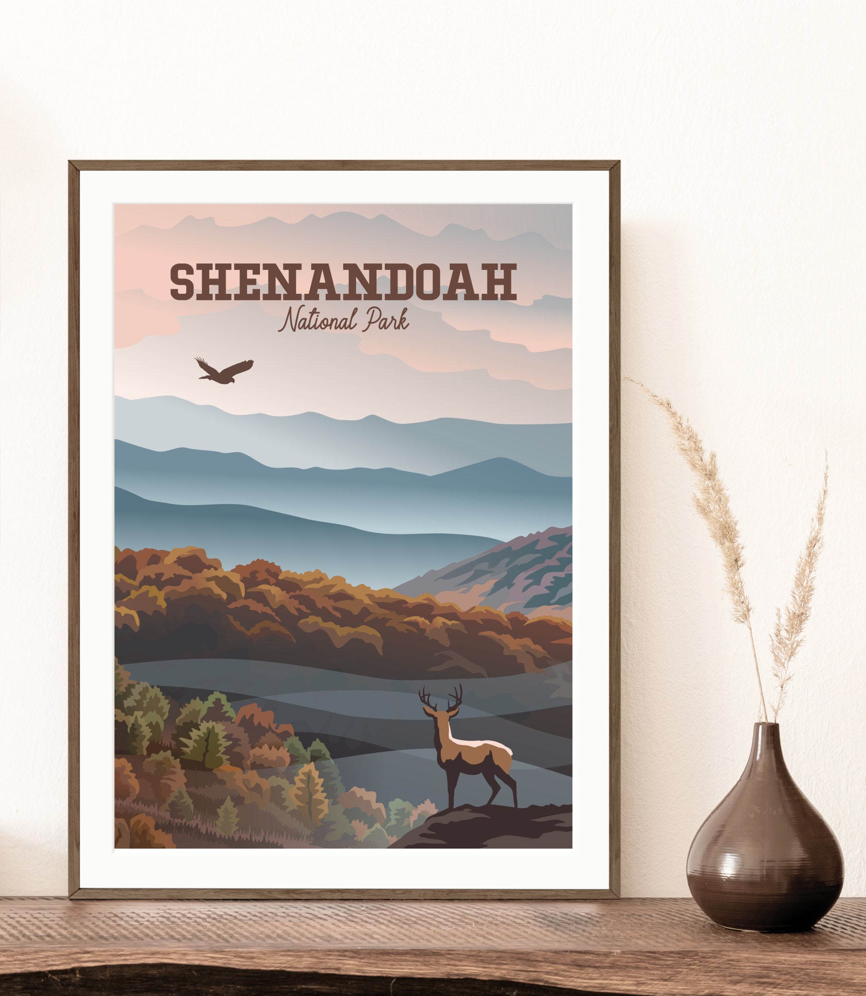 Shenandoah National Park Poster Blue Ridge Mountains image