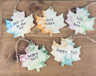 Adornos de cerámica para pared // Decoración de otoño // Adornos de otoño // Adornos de cerámica para pared // Decoración de otoño