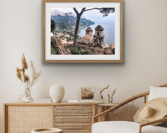 Ravello, Italië-fotografieafdruk: kunst Amalfikust (digitale download)