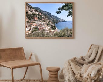 Positano Print: Amalfi Coast View, Italian Coastal Art (Digital Download)