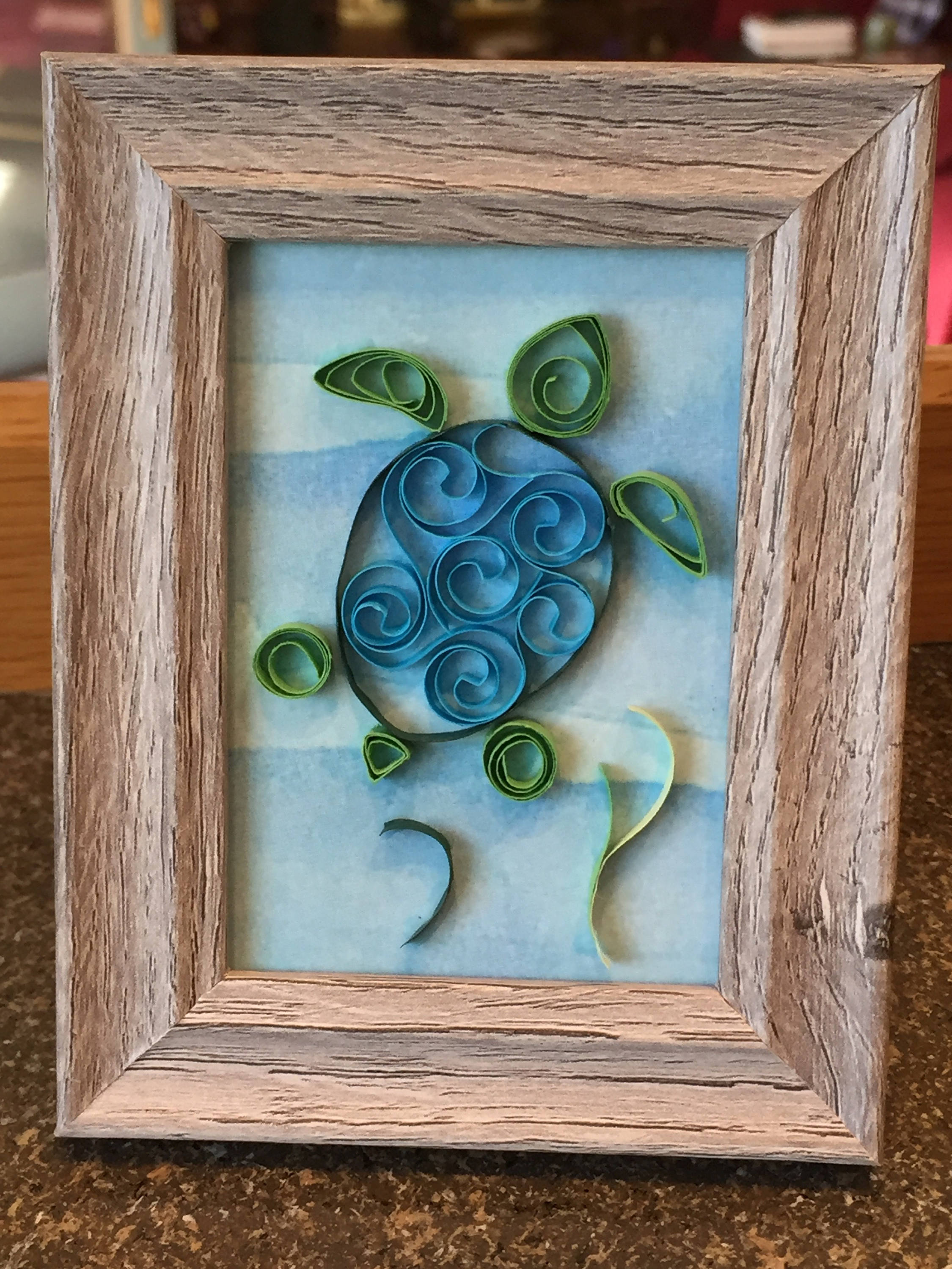 Quilled Sea Turtle Etsy