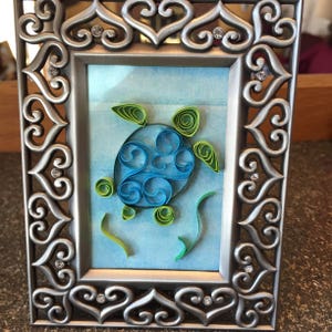 Tartaruga marina quilled