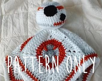 Star Wars BB-8 Lovey Blanket Pattern | Star Wars Baby | Lovey Crochet Pattern | PDF download