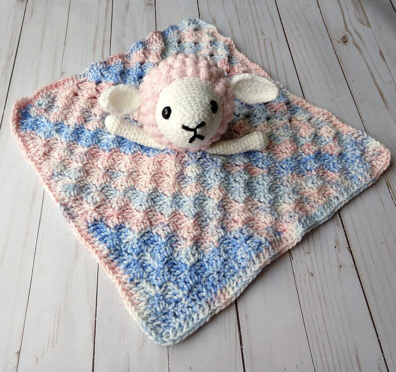 Sheep Lovey Security Blanket Baby Lamb Lovey Baby and | Etsy