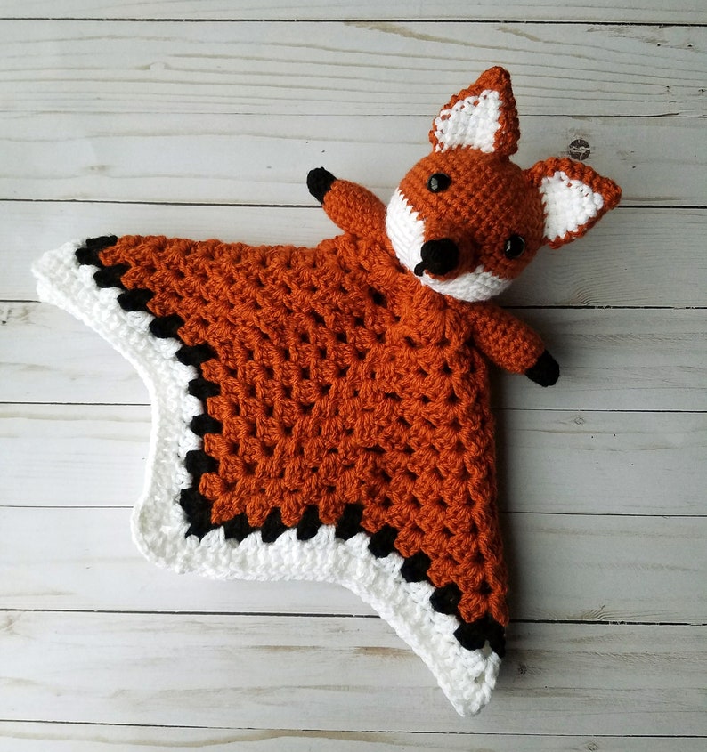 Fox Lovey Security Blanket Woodland Baby Lovey Baby and Etsy