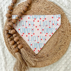 Hotty Toddy Over the Collar Dog Bandana - Ole Miss Rebels
