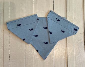 Oh Whale Over the Collar Dog Bandana