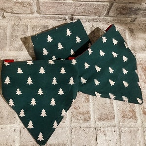 Christmas Slip on Dog Bandana | dog bandana | seasonal bandana | puppy accessories