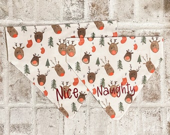 Impertinente e agradável sobre a coleira para cachorro Bandana | bandana de natal | bandana para cachorro | Bandana sazonal