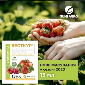 Biological fungicide against grey rot "BESTKUR", 15 ml, organic