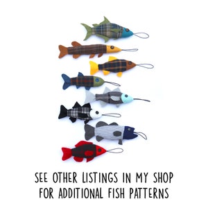 Largemouth Bass Fish Pattern Memory Fish Loved One - Etsy
