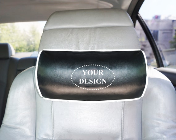 Personalised Car Auto Seat Head Neck Rest Cushion/embroidery/ Headrest  Embroidered Pillow 