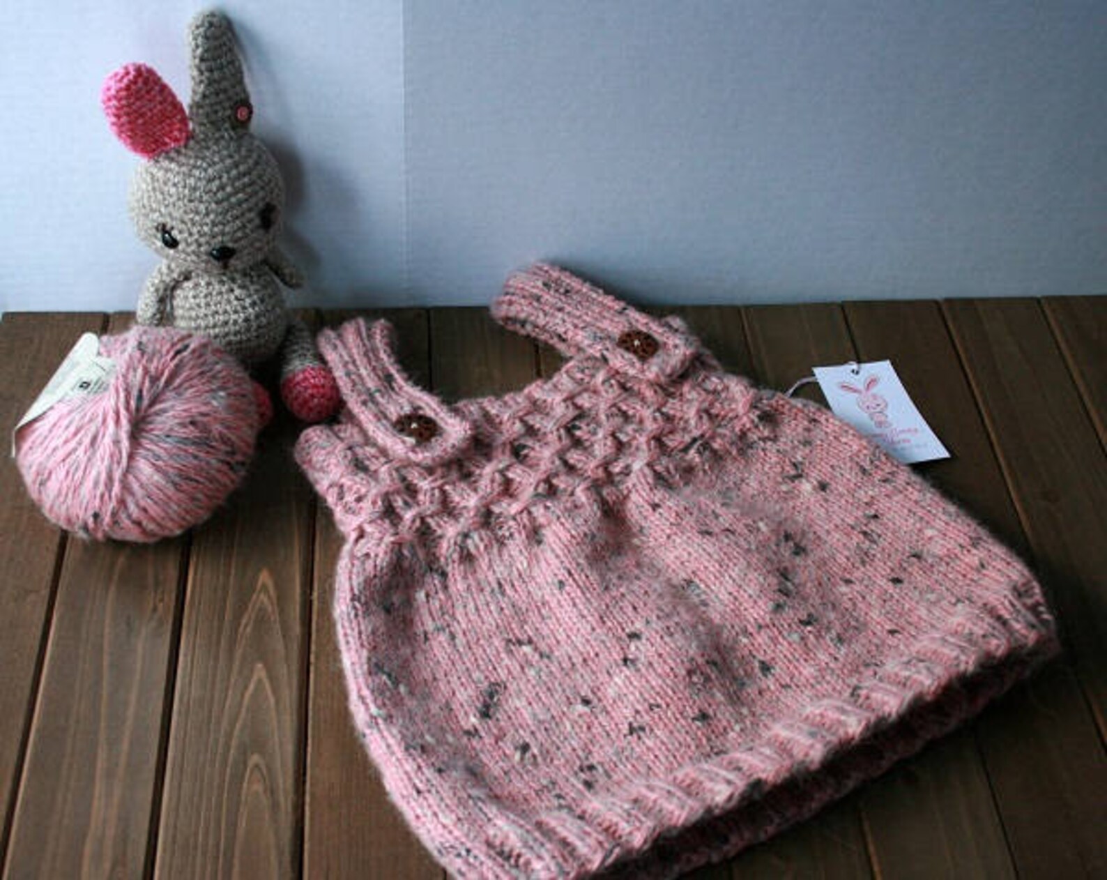 Buy Hand Knit Baby Girl Dress 12 Months, Ready to Ship Online in India
