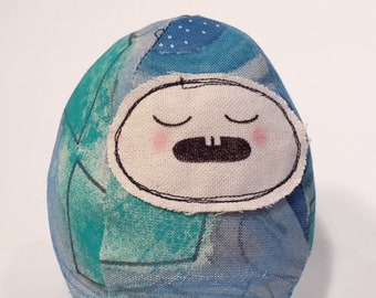 Paul- Mixed Media Plushie