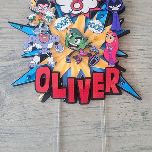 Teen Titans Cake Topper
