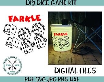 Download Free Yardzee Svg Yardzee Dice Game Bundle Family Yard Game Etsy SVG Cut Files