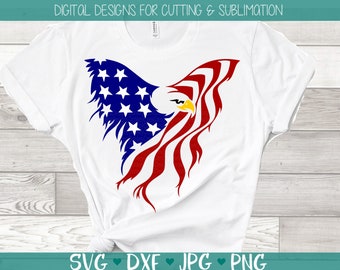 Download Free Patriotic Eagle Svg Etsy SVG Cut Files