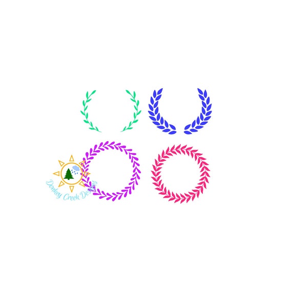 Download Free Laurel Wreath Svg Wreath Svg Floral Wreath Leaf Wreath Etsy SVG Cut Files
