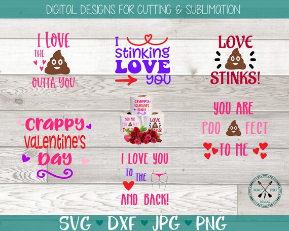 Download Valentine S Day Toilet Paper Svg Bundle Gag Gifts Toilet Etsy