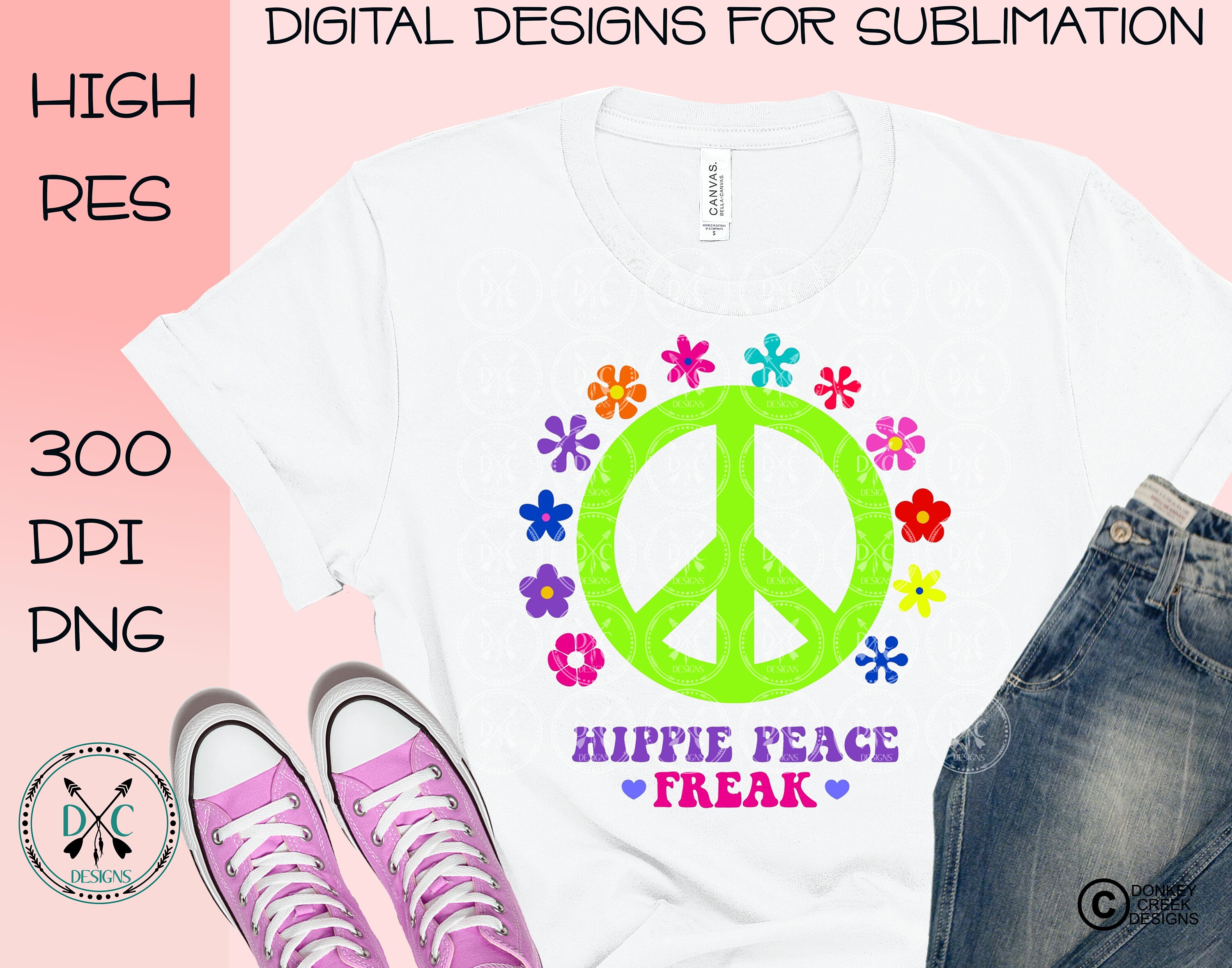 Download Hippie Svg Peace Symbol Svg Hippie Peace Freak Silhouette Cricut File Flower Child Flower Power Svg