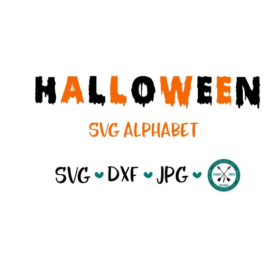 Download Halloween Alphabet Svg Spooky Scary Alphabet Letters Svg Font Etsy