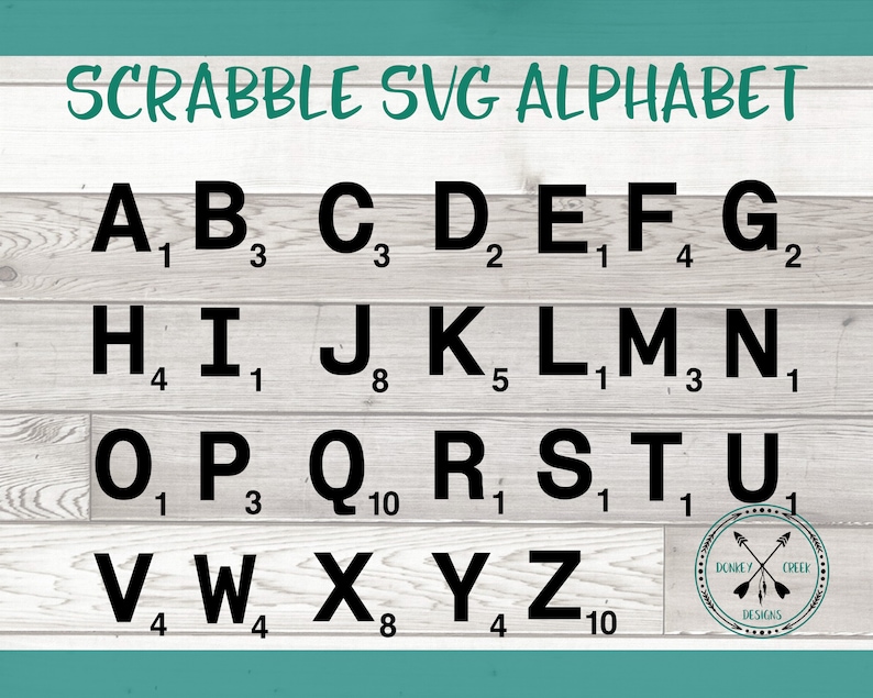 Download Scrabble letters SVG scrabble tile svg silhouette file diy ...