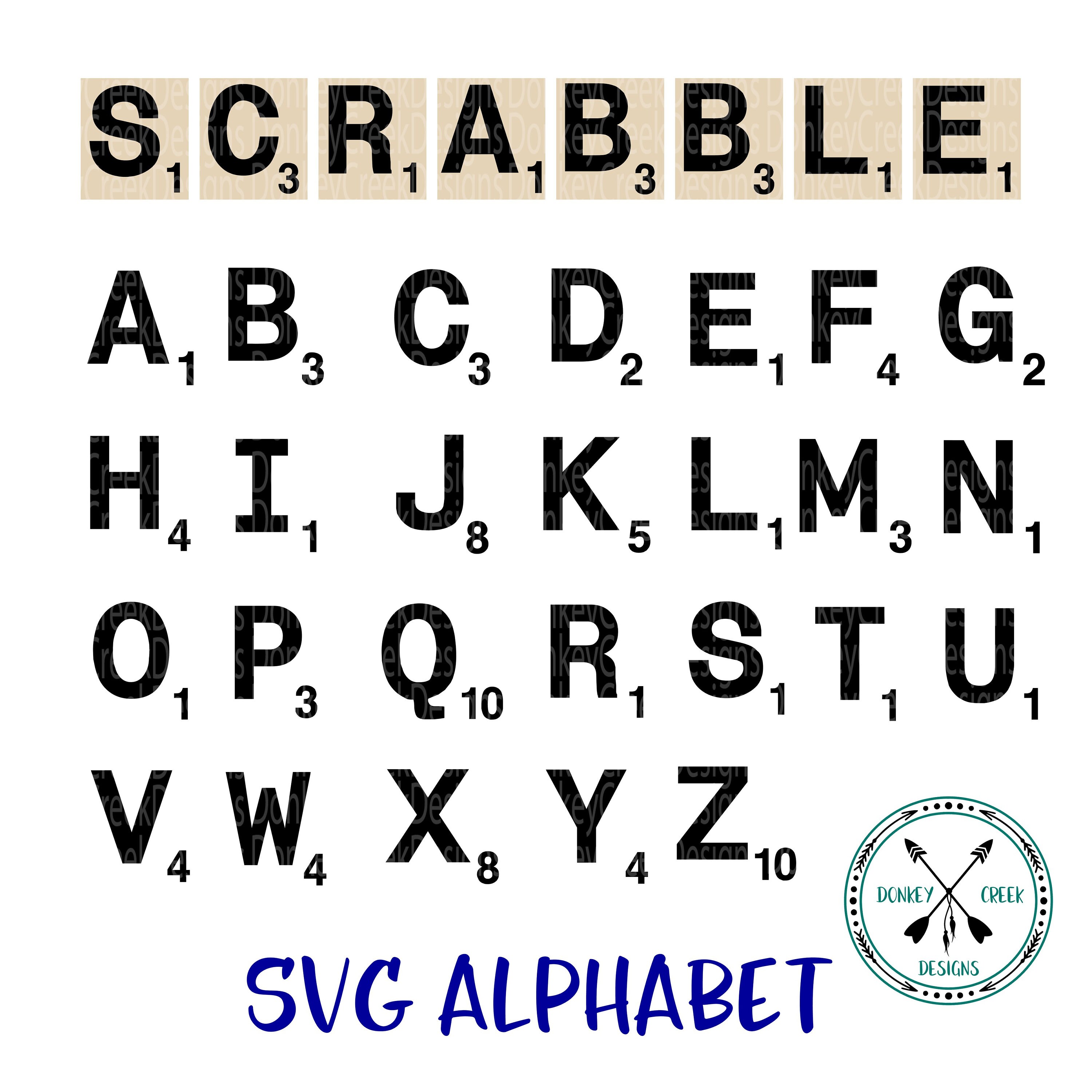 Scrabble Letters SVG Scrabble Tile Svg DIY Scrabble Letters Etsy Canada
