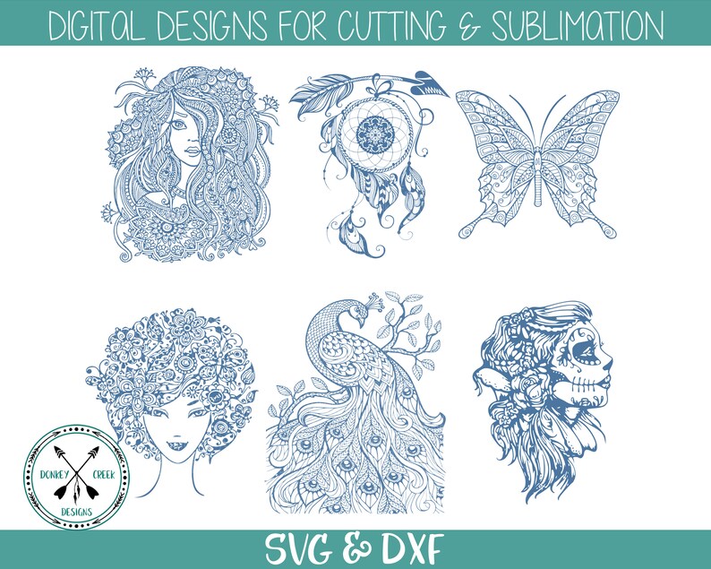 Download Mandala SVG bundle Mandala cutting files silhouette cameo ...
