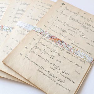 30 vintage sidor i matematik | Vintage sidor i vetenskap | Akademiskt vintage papper | Scrapbookingpapper för matematik