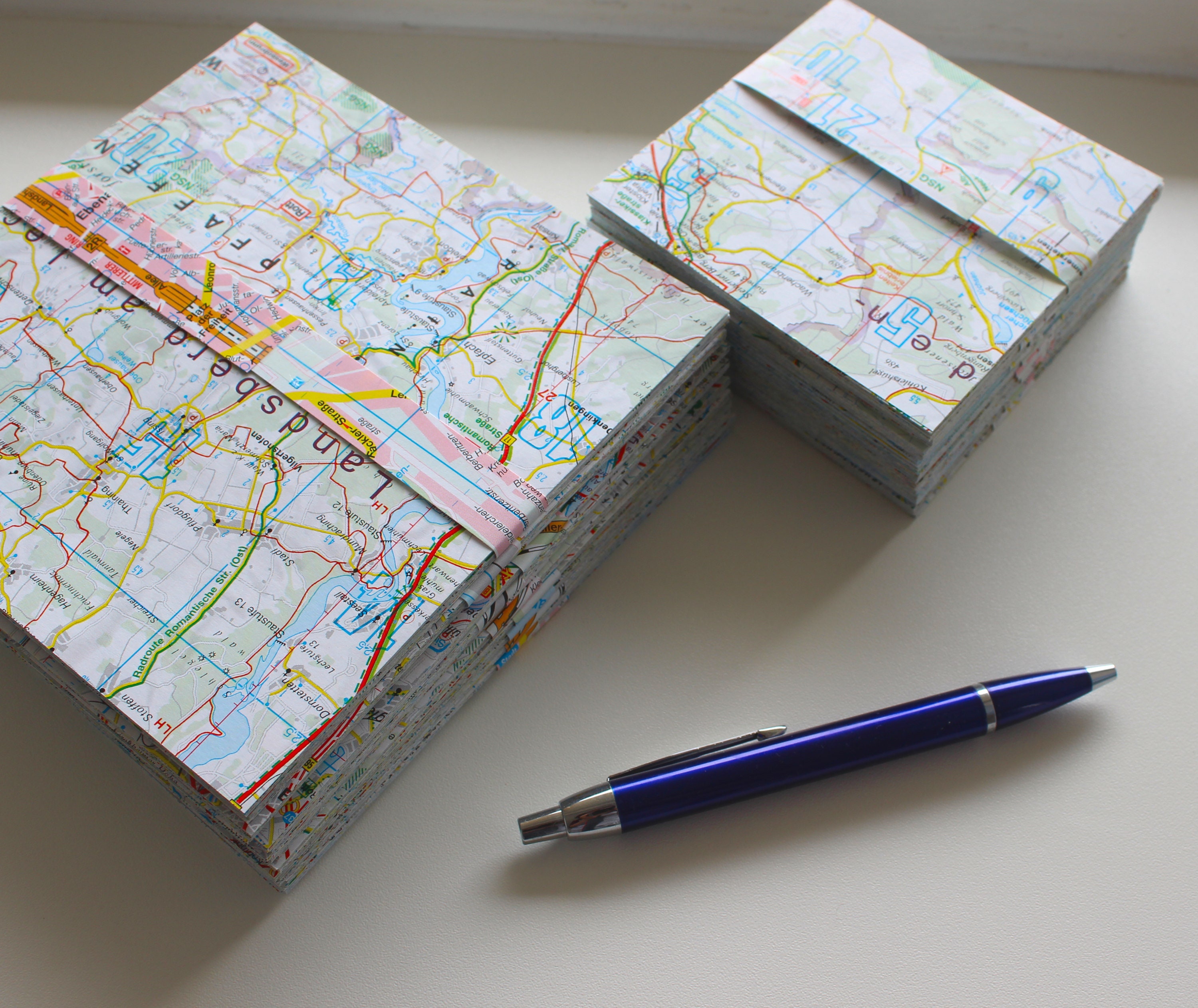 30 Sheets Map Origami 10x10cm 13x13cm und 15x15cm Origami Etsy